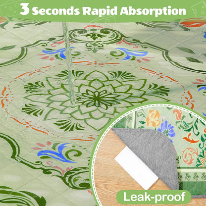 2 Pack Guinea Pig Bedding, Washable Guinea Pig Cage Liner Reusable Guinea Pig Mat Waterproof Guinea Pig Bedding for Cage, Super Absorbant Guinea Pig Pee Pads for Small Animals Hamster Rabbit Squirrel