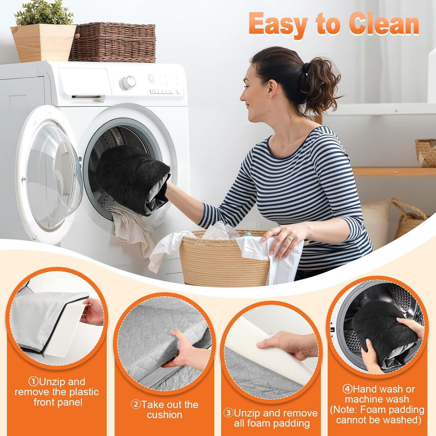 Elevated Dog Car Seat, Dog Booster Car Seats for Small & Medium Breeds Up to 35lbs, Fully Detachable and Washable, Memory Foam Pet Carseat with 2 Storage Pockets & 3 Safety Belts, Black & Gray