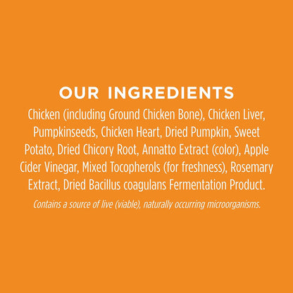 Instinct Raw Boost Mixers, Freeze Dried Cat Food Toppers with Functional Ingredients, Grain Free, Real Chicken - Digestive Health, 5.5 oz Bag