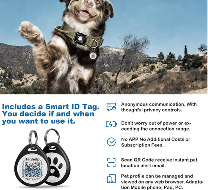 2026 New and Improved AirTag Dog Collar, Military Tactical Dog Collar with Integrated AirTag Holder - Adjustable Control Handle, Durable Metal Buckle, Comfortable GPS Dog Collars (Black,L)