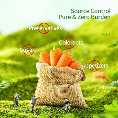 Freeze-Dried Carrot Granules Rabbit Chew Toys, Hamster & Gerbil Treats Bunny Treats Small Animal Molar Toys for Guinea Pig Hamster Bunny Chinchilla Gerbil, 200g / 7.05oz