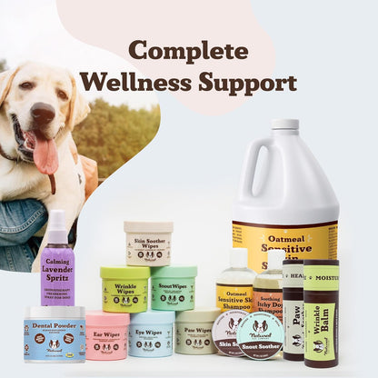 Natural Dog Company Dental Powder for Dogs – Freshens Breath & Helps Reduce Plaque & Tartar, Natural No-Brushing Canine Oral Health Postbiotic Supplement, Vet Formulated, Made in USA, 30-Day Supply