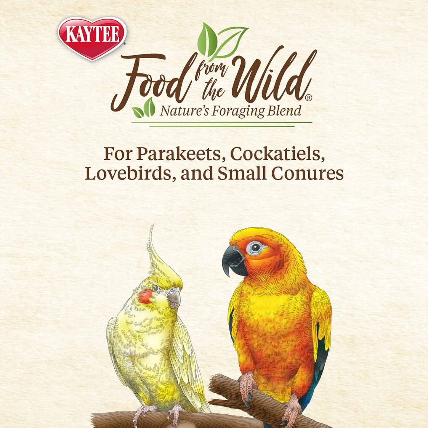 Kaytee Food From The Wild Natural Snack Food Treats For Pet Birds, 3 oz