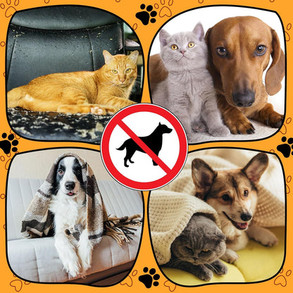 Kigley 1 Pcs Pet Deterrent Mat to Keep Dogs Off Couch, Non-Electric Cat & Dog Deterrent Mat Pain Free Couch Covers to Keep Pets Off Furniture Bed Indoor (72" × 56.3",Brown)