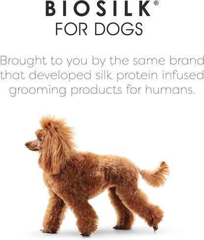 BioSilk for Pets Eco-Friendly Detangling Pin Brush for Dogs in Mint Green | Easy to Hold Ergonomic Handle Dog Brushes, Wet or Dry Dog Hair Brush, Light Blue (FF12806),Gray/Black