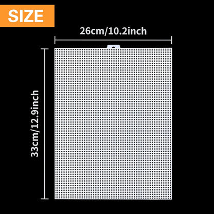 2PCS Fish Tank Divider Aquarium Dividers Fish Clear Plastic Tank Separator with Suction Cups DIY Designed Adjustable Isolation Board Reusable Partition Grid for Separating Fishes 13 x 10 Inch