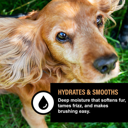 Holm & Herd Dog Perfume Spray – Deodorizing Coat Spray for Dogs that Hydrates & Enhances Shine – Dog Cologne & Leave-in Conditioner – Cranberry Spice 8oz