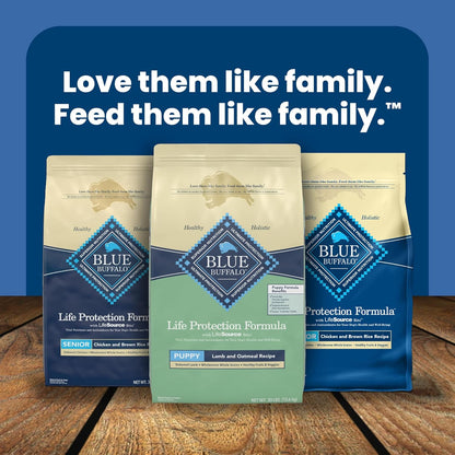 Blue Buffalo Life Protection Formula Puppy Dry Dog Food with DHA and ARA, Made with Natural Ingredients, Lamb & Oatmeal Recipe, 5-lb Bag