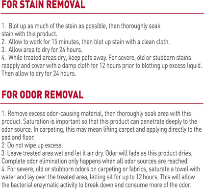 Nature's Miracle Stain and Odor Remover for Dogs, Odor Control Formula, Refill, 1.33 Gal