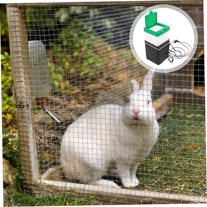 1Set Heated Rabbit Water Bottle 1L No Drip Heated Water Bottle for Rabbits USB Powered for Hamster Guinea Pigs BirdsHeated for Rabbits