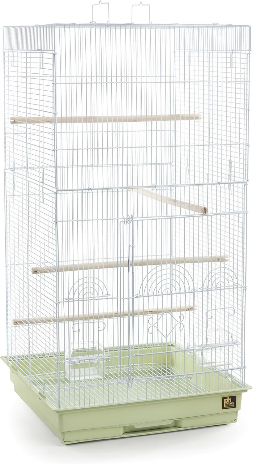 Prevue Pet Products SPECONO1818H-SG Tall Tiel Cage, Sage Green