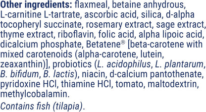 Life Extension Dog Mix, Dog Vitamins and Supplements, probiotics, L-carnitine, B12, folic Acid, Vitamin C, Vitamin E, Rosemary, Nutrient Absorption, Gluten-Free, Non-GMO, 60 Servings