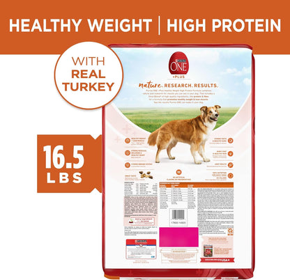 Purina ONE Plus Healthy Weight High-Protein Dog Food Dry Formula - 16.5 lb. Bag