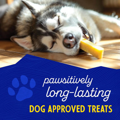 Himalayan Dog Chew Original Yak Cheese Dog Chews, The Better-For-You Chew, 100% Natural, Long Lasting, Healthy Safe Dog Treats, Lactose & Grain Free, Protein Rich, For Dogs 65 Lbs & Smaller, 3-Count