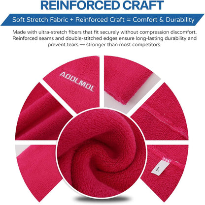 Dog & Cat Calming Hoodie – Soft Double-Layer Ear and Neck Cover for Anxiety Relief & Noise Protection, Elastic Pet Head Wrap for Grooming, Bath, Drying & Fireworks