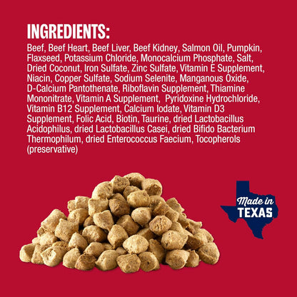 Muenster Freeze Dried Beef Bites - Complete Dog Food, Treat, Mixer or Topper (20oz) - Grain-Free