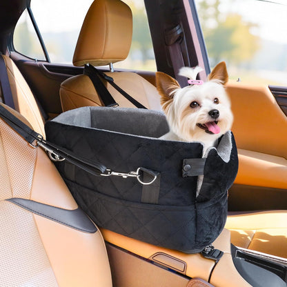 Dog Shirt for Small Dogs Pink and Center Console Dog Car Seat