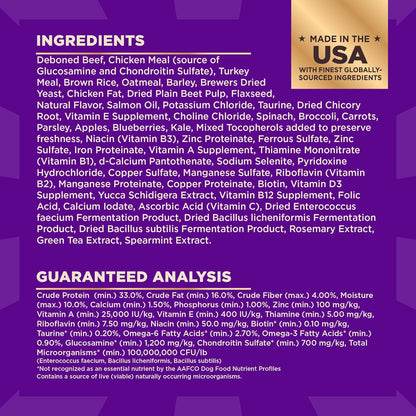 Wellness CORE+ Dry Dog Food with Freeze Dried Pieces, Wholesome Grains, High Protein, Natural, Beef & Barley Recipe, (4-Pound Bag)