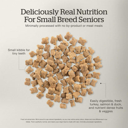 Now Fresh Grain-Free Small Breed Senior Dry Dog Food with Turkey, Salmon & Duck, Premium Kibble Made with Real Meat & Fish, Chicken-Free, Added Glucosamine & Chondroitin for Healthy Joints, 3.5 lb Bag
