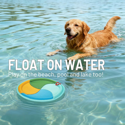 Dog Flying Disc, Durable Dog Flyer, Durable Frisby for Pets, with Soft and Thick Edges, Lightweight and Water Floating, Flying Disc for Training Fetch