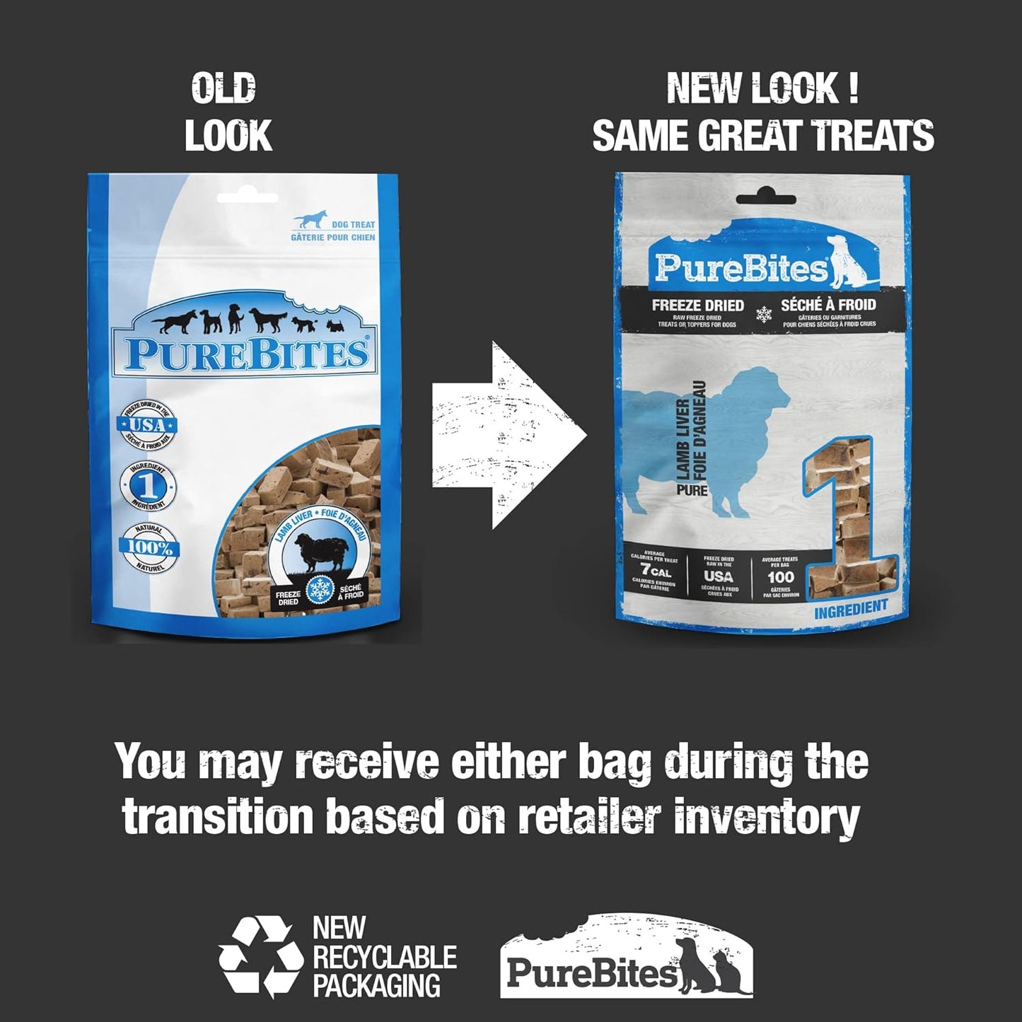 Purebites Lamb For Dogs, 3.35oz/ 95g | Mid Size