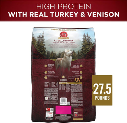 Purina ONE True Instinct With A Blend Of Real Turkey and Venison Dry Dog Food - 27.5 lb. Bag