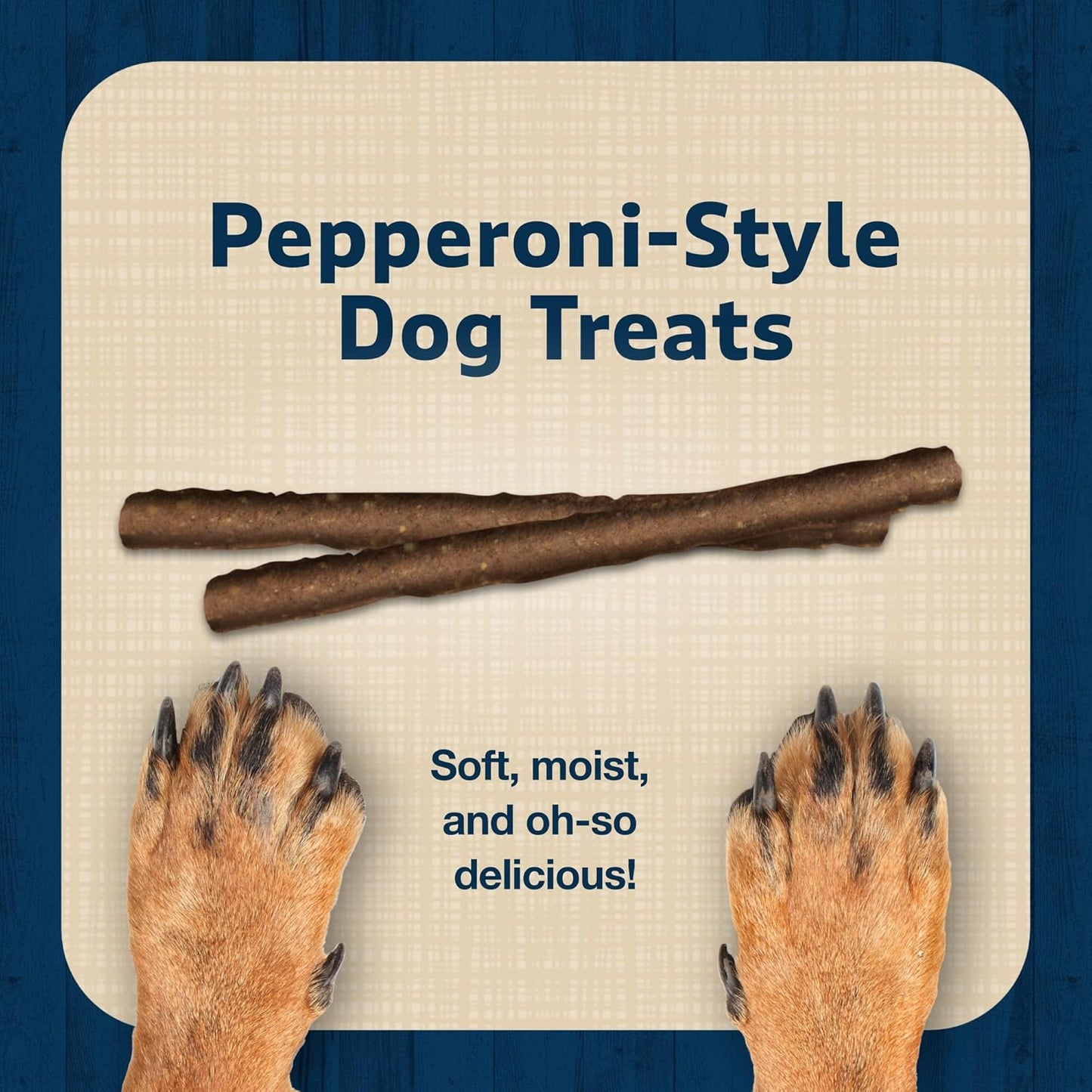 Blue Buffalo Stix Pepperoni-Style Dog Treats Made with Natural Ingredients, Beef Recipe, 13-oz Bag
