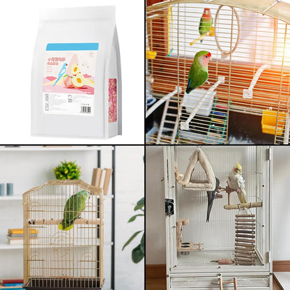 Bird Bedding for Cage - Bird Nesting Odor Control Litter Sand - Cage Odor Control Bedding - for Conure Parakeet Cockatoo Lovebird Canary Cockatiel
