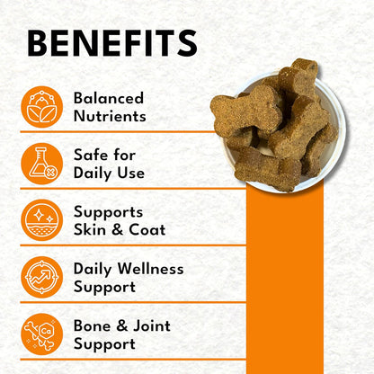 Multivitamin Chews for Dogs - Joint Support + Digestive Enzymes & Probiotics - Dog Multivitamins Chewable - Puppy & Senior Dog Vitamins - Daily Dog Multivitamin and Supplements-50 Soft Chews