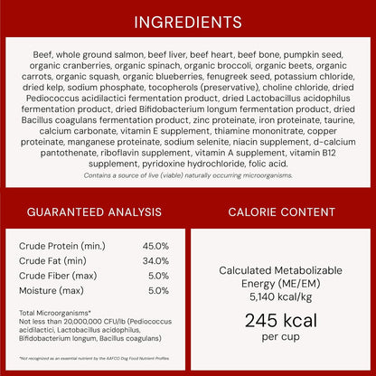 Stella & Chewy's Freeze Dried Raw Meal Mixers – Crafted for Puppies – Grain Free, Protein Rich Perfectly Puppy Beef & Salmon Recipe – 3.5 oz Bag