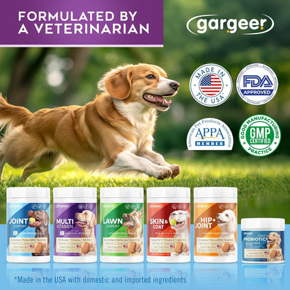 Dog Multivitamin 21-in-1 Chews for Dogs. Rich with Fatty Acids & Antioxidants. Supports Healthy Gut, Mobility & Immune System. for Seniors and Puppies – 60 Soft Chews, Made in The USA, Enjoy!