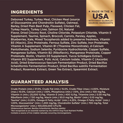 Wellness CORE+ Dry Dog Food with Freeze Dried Pieces, Small Breed, Wholesome Grains, High Protein, Natural, Original Turkey & Chicken Recipe, (4-Pound Bag)