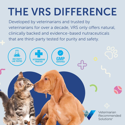 Flo Cat Cranberry Supplement for Cats by Veterinarian Recommended Solutions - Bladder Control for Cats - Urinary Tract Support - Cranberry Chews - Immune & Gut Support
