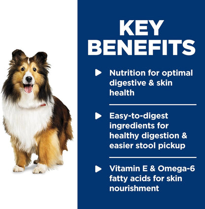 Hill's Science Diet Sensitive Stomach & Skin, Adult 1-6, Stomach & Skin Sensitivity support, Wet Dog Food, Turkey & Rice Stew, 12.5 oz Can, Case of 12