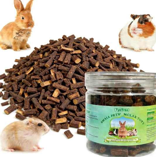 Dried Dandelion Roots, Hamster Snack & Treats Toy - Small Animal Natural Treat for Dwarf Syrian Robo Hamsters Gerbils Mice Lemmings Degus or Other Small-Sized Pets