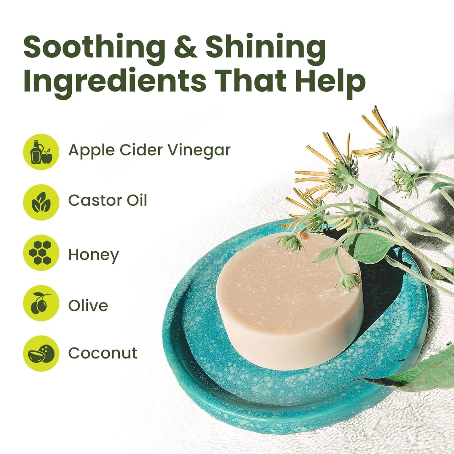 Project Sudz Spa Collection Bar Shampoo – Coco Limone | Solid Pet Shampoo Bar with Coconut & Lemon | Eco-Friendly, Plastic-Free, Gentle & Safe for Dogs & Cats