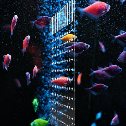 Acrylic Fish Tank Divider Aquarium Divider with 8 Suction Cups Transparent Fish Tank Separator Dividing Net Plate Isolation Board Flapper, 9.84 * 11.81inch