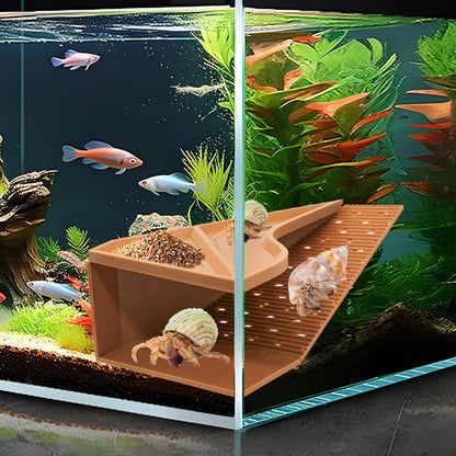 Detachable Hermit Crab Hiding Place, Hermit Crab Decor Accessories Climbing Toy, Habitat Decor for Pet, Aquarium Decorations for Crabs up to 2.4in Tall