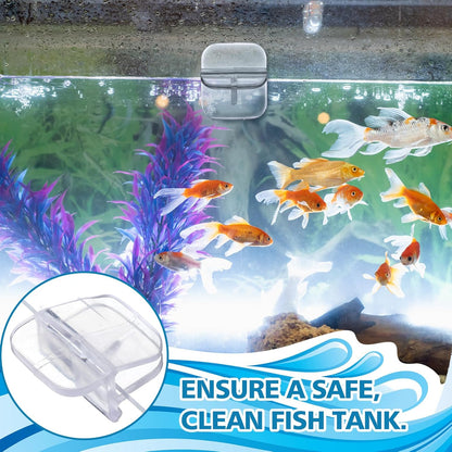 Chunful 12 Pcs Aquarium Lid Clips Rimless Fish Tank Top Cover Rim Lid Support Holder Clip Clear PC Aquarium Hoods Clamps for 1/8" to 3/16" Glass