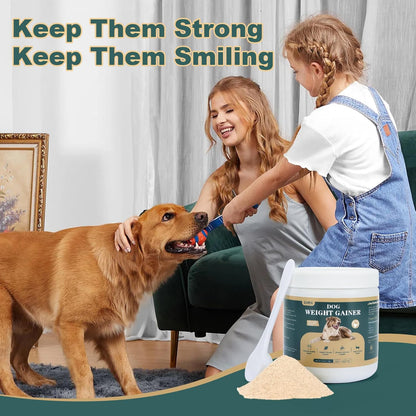 Dog Weight Gainer, High Calorie Dog Supplements, Senior Dog Supplements with Multivitamins for Support Healthy Weight & Maintain Muscle Mass, Chicken Liver Flavor, 4oz (114g)