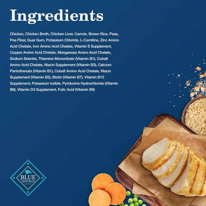 Blue Buffalo Homestyle Recipe Natural Adult Healthy Weight Wet Dog Food, Chicken 12.5-oz can (Pack of 12)