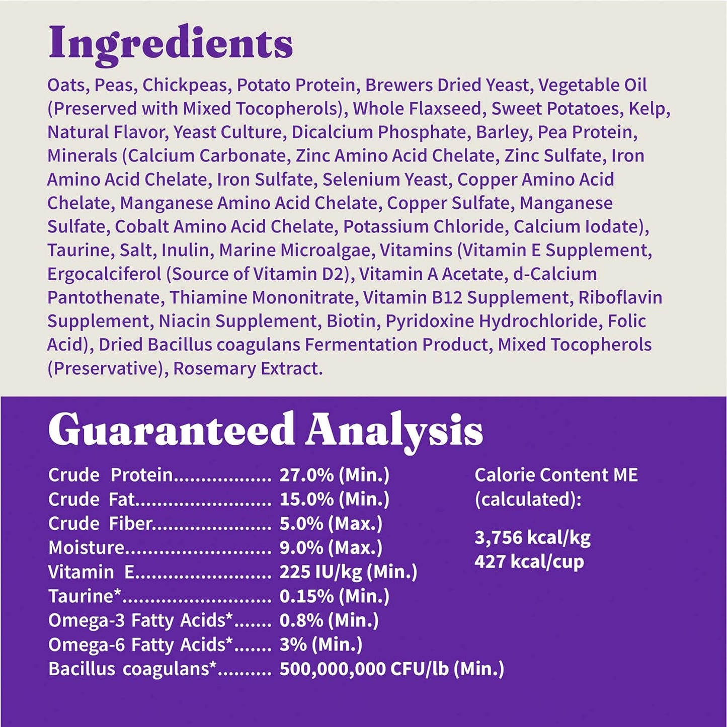 Halo Holistic Vegan Dog Food, Plant-Based Recipe with Kelp, Dry Dog Food, Complete Digestive Health, Kibble for Adult Dogs, 3.5 lb Bag