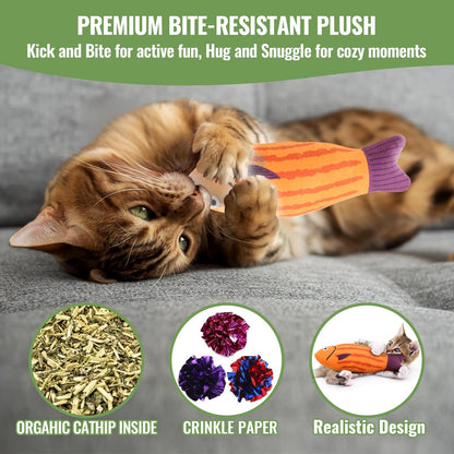 Fashion's Talk Cat Toys Variety Pack for Kitty 20 Pieces