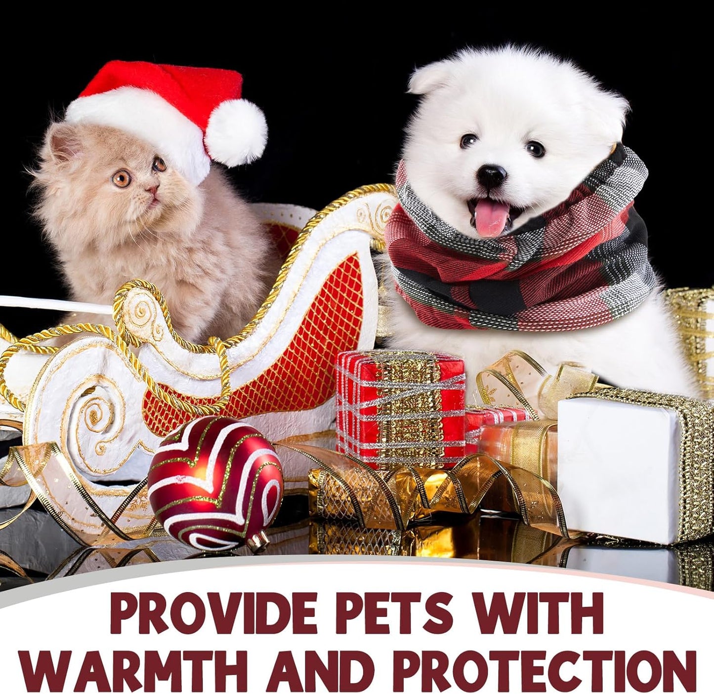 Xuniea 3 Pcs S, M, L Plush Snood for Dogs Hoodie Quiet Head Ear Cover Earmuffs for Noise Bath Grooming and Drying Head Protection Noise Cancelling Anxiety Relief Dog Neck and Ear Warmer