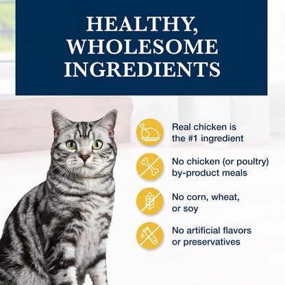 Blue Buffalo Natural Veterinary Diet K+M Kidney + Mobility Support Dry Cat Food, Chicken 7-Lb Bag