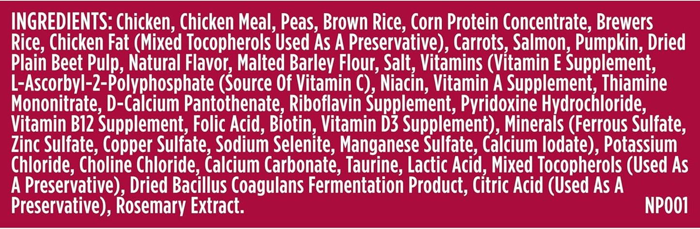 Nutrish Everyday Digestion Chicken Brown Rice and Salmon Recipe with Peas and Carrots Dry Cat Food, 13 lb. Bag, Packaging May Vary (Rachael Ray)