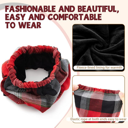 Xuniea 3 Pcs S, M, L Plush Snood for Dogs Hoodie Quiet Head Ear Cover Earmuffs for Noise Bath Grooming and Drying Head Protection Noise Cancelling Anxiety Relief Dog Neck and Ear Warmer