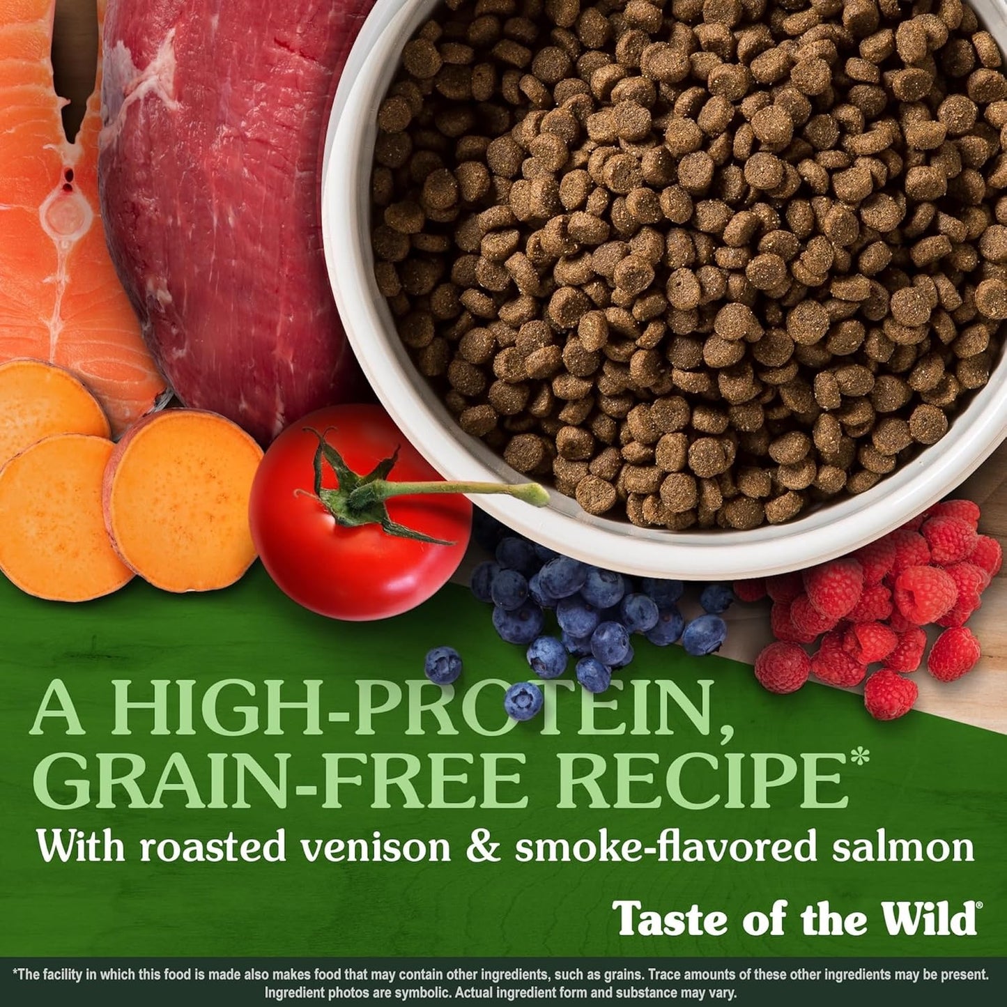 Taste Of The Wild Rocky Mountain Grain-Free Dry Cat Food With Roasted Venison & Smoke-Flavored Salmon 14lb (Pack of 1)