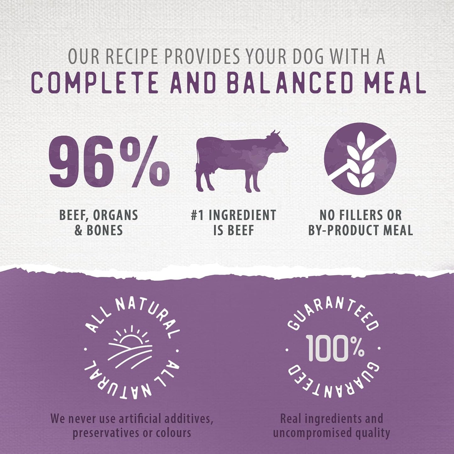 Caledon Farms Simply Freeze Dried Dog Food Beef Recipe 9.8oz