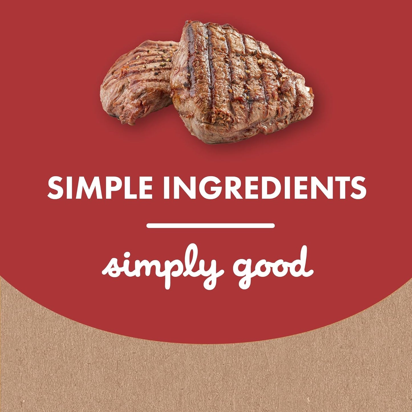 Buddy Biscuit Softies 5 oz Pouch, Grain-Free Soft & Chewy, Natural Grilled Beef Flavor Dog Treats, Oven Baked in the USA